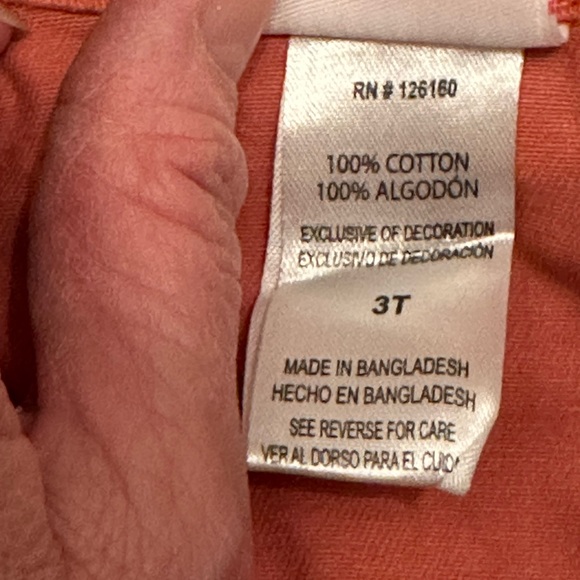 Little Lass Embroidered Denim Jean Jacket 3T Ruffles Yellow Flowers Snap Front - Picture 5 of 5